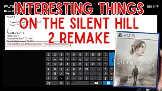 Interesting Things on the Silent Hill 2 Remake Physical Disc (PS5)