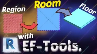 Transform Rooms into Floors and Regions in Revit with EF-Tools (Free Extension)