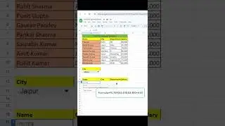 Excel Trick: Advanced Filter Formula in Excel!!