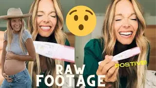 LIVE PREGNANCY TEST. FINDING OUT IM PREGNANT. Emotional* raw footage.