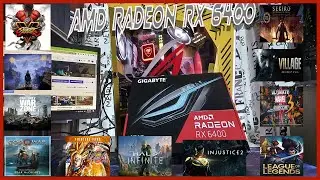 AMD RADEON RX 6400 TEST 12 GAMES 📲GPU ECONOMICA✅GIGABYTE