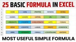 OMG🔥Microsoft excel all formulas | How to use excel formula and functions in Excel | Excel Formulas