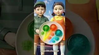 Squid Game AI Lollipop Popping Candy ASMR 