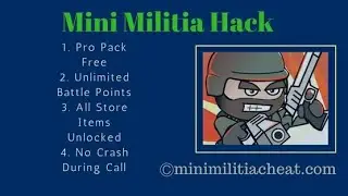 DA:2 Mini Militia 21 Features mod All features given in description by King Militia