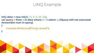 .NET Beginners Bootcamp - Intro to LINQ