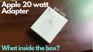 Apple 20 watt power adapter what's inside the box?