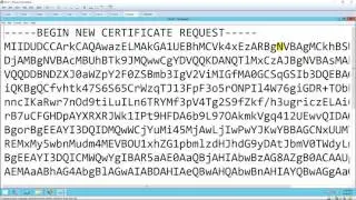 Configure Certificate for Web Server 2012 R2