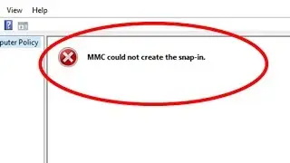 How to fix MMC could not create the snap-in windows 10/8/7