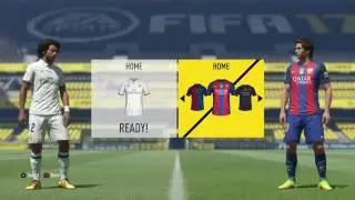 FIFA 17 Real Madrid vs Barcelona 0-2 Gameplay Full Match PS4 HD