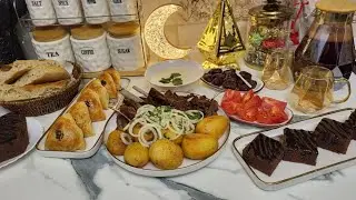 Менюи ман барои Ифтор/ Казан кабоб/Самбуса/Пирожный❤