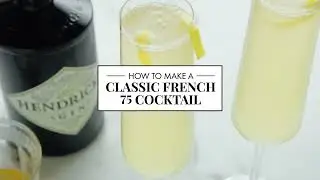 Classic French 75 Cocktail