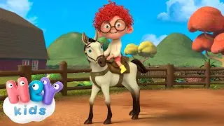 Au galop sur mon cheval 🐎 | Chanson sur les chevaux pour enfants | HeyKids en Français