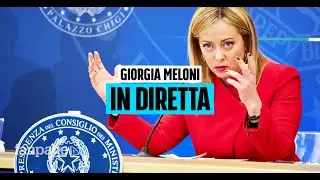 Conferenza stampa di fine anno della Presidente del Consiglio Giorgia Meloni [DIRETTA]