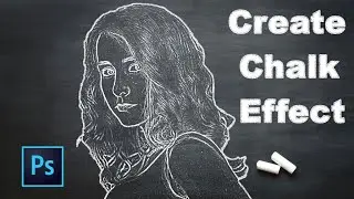 Convert any color images into Realistic Chalk Drawing Effects in Photoshop