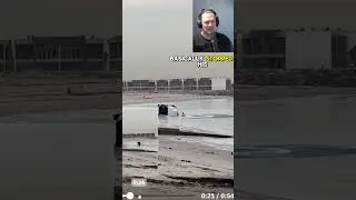 'Car Flipping over on Beach with guy Flying out' Reaction! #lol #funny #meme #shorts