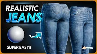 How to Easily Model and Texture Jeans in Blender (Full Guide)