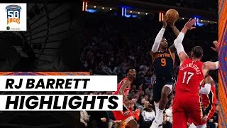 RJ Barrett GETS IT DONE | NY Knicks vs. NEW ORLEANS PELICANS (Feb. 25, 2023)