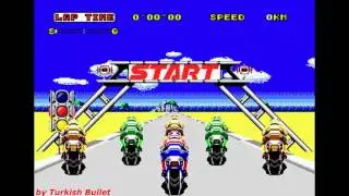 Super Hang-On (Sega Mega Drive / Genesis) - (Longplay - Original Mode)