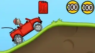 КРАСНАЯ МАШИНКА И МОТОЦИКЛ - Hill Climb Racing