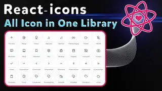 😍 React-icons All icons in one Library | How to install and use react-icons