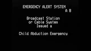 Emergency Alert System   DC Child Abduction Alert (Screen format fixed)