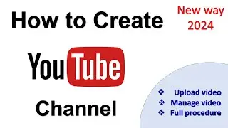 How to create a YouTube Channel (Full Procedure) 2023