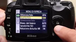 Nikon D40 Menu e Mie Impostazioni Preferite ITA