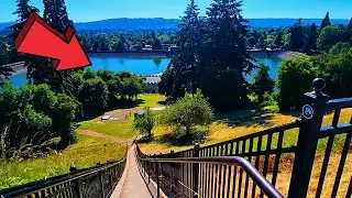 Hiking Mt. Tabor Park Portland Oregon Walking Tour 2024