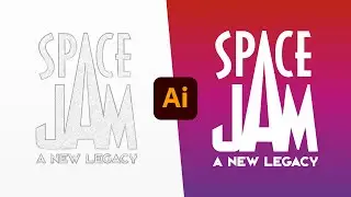 How to Make a Logo in Illustrator: Space Jam 2