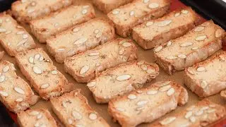 ХРУСТЯЩЕЕ ОРЕХОВОЕ ПЕЧЕНЬЕ НА БЕЛКАХ ☀️БИСКОТТИ☀️ BISCOTTI RECIPE