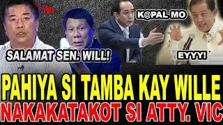 KAKAPASOK LANG! WILLIE BINANATAN SI TAMBA! BACK-UP NG DUTERTE! VIC RODRIGUEZ MAY PAHABOL! #trending