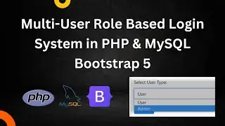 Multi-User Role Based Login System in PHP & MySQL Free Source Code