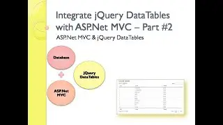 3 - Integrate jQuery DataTables and ASP.Net MVC   Part #2