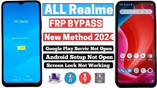 ALL Realme  Frp Bypass 2024 New Security All Realme  Google Account Bypass Without Pc 2024