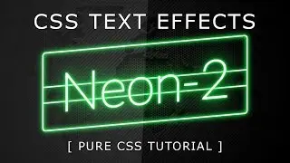 CSS3 Neon Light Text Effects 2