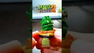 Plants vs Zombies 2 из пластилина.Растения против зомби 2.Plastilina.Пластилин.