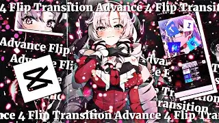 Capcut Tutorial || Advance 4 Flip Transition || Inspired By Ae Transition