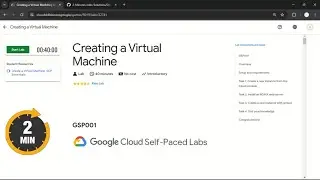 Creating a Virtual Machine | #qwiklabs | #GSP001