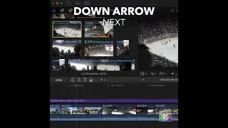 Final Cut Pro Shortcut | Down Arrow | Next