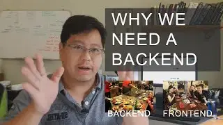 Do we need a backend? Why not connect the frontend directly to the database?