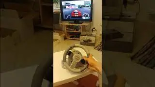 PlayStation 1 steering wheel X-Racer PlayOn