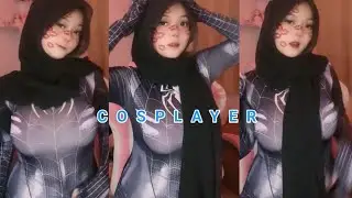 HIJABERS COSPLAY SPIDERMAN 🕸️ 🕷️ HIJAB CANTIK LIVE