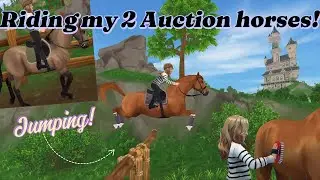 Jumping and Polework with my Two New Auction Horses!!😍 Star Stable RRP