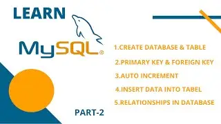 BASIC CONCEPTS & RELATIONSHIPS IN DATABASE Part-2 | MYSQL