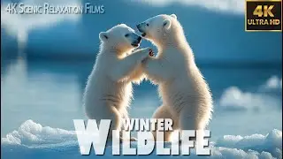 Winter Wildlife In 4K - Arctic Animals | Beautiful Scenes Of Winter Warrior Animals