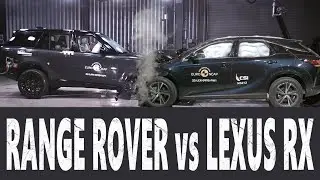 New Lexus RX vs New Range Rover - Crash Test