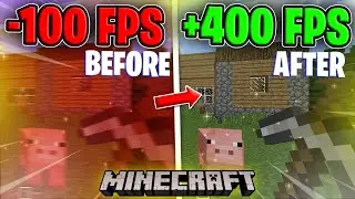 MINECRAFT Low End PC | Lag Fix | +400 FPS | Ultimate MINECRAFT FPS Boost Guide 2021