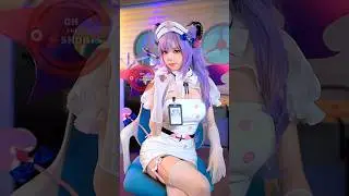 Keqing Cute Dance 😍 Succubus Nurse 🤤 Genshin Impact Cosplay 