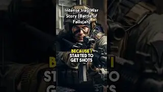 US military soldier describes Intense Iraq War Story (Battle of Fallujah) 🫡🪖#military #army