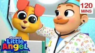 Bingo's Visit to the Vet | Little Angel | Fun Kids Songs | Nursery Rhymes